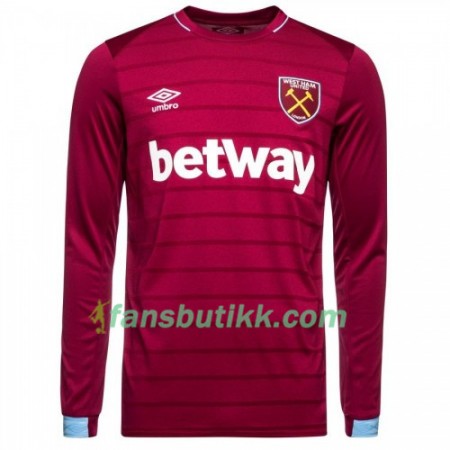 Fotballdrakt West Ham United Hjemmetrøye 2018-2019 Langermet